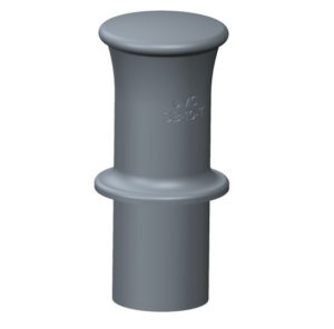 Single Bitts Thru Deck | 8", 10" | Round Base | Cast Steel