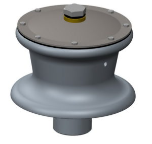 Heavy Duty Thru-Deck Fabricated Roller Buttons
