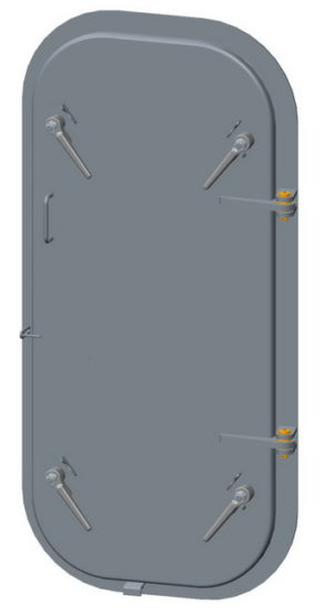 Weathertight Door - 4 Dog Style
