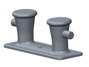 Double Bitts With Horns | 8", 10", 12" | Cast Steel