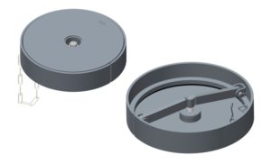 Raised Single Bolt Hatch