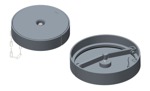 Raised Single Bolt Hatch