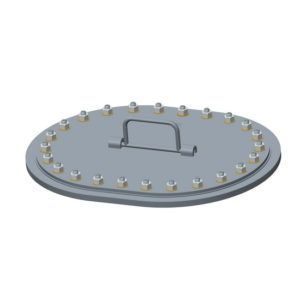 Flush 18x24 24-Bolt Manhole